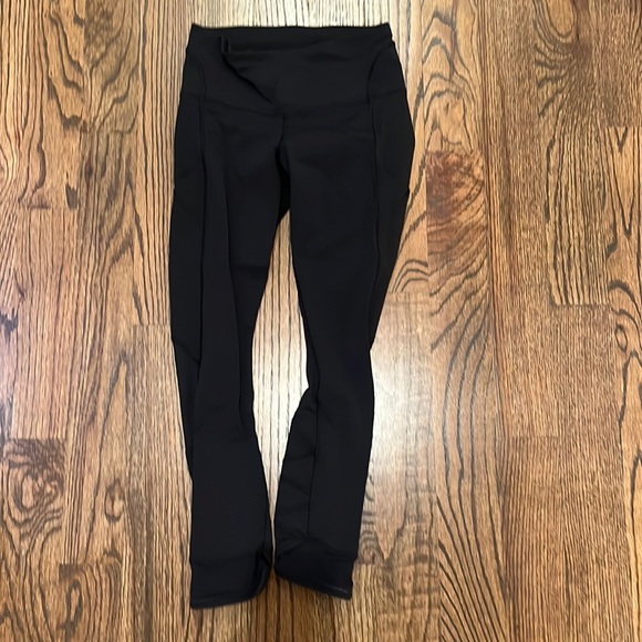 Lululemon Cropped Running Leggings Size 4 - Picture 1 of 4